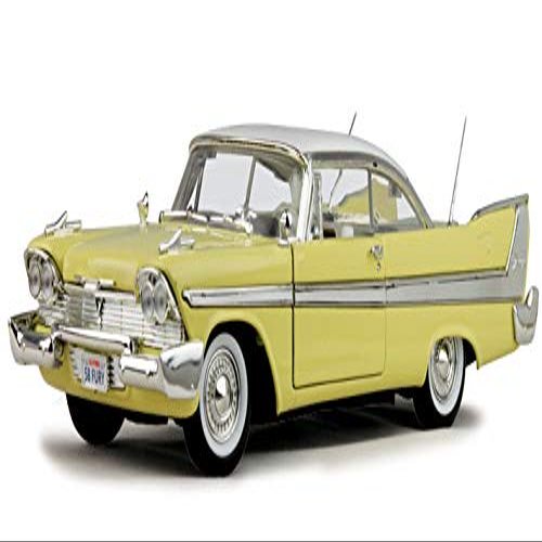 1958 Fury Timeless Classics Yellow with White Top 1/18 Diecast Model Car by Motormax 73115TC-Y
