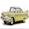 1958 Fury Timeless Classics Yellow with White Top 1/18 Diecast Model Car by Motormax 73115TC-Y view 1