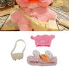 EIMSOAH 3 Piece Set Duck Plush Toy Clothes, Washable Plush DIY Match Cartoon Stuffed Duck Clothing with Headbands Clothes and Pouches, for Kids (F Style) view 4