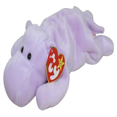 Lavender Happy Hippo by Ty Beanie Babies