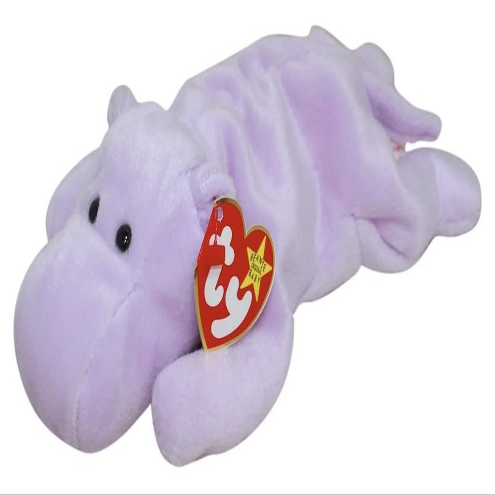 Lavender Happy Hippo by Ty Beanie Babies