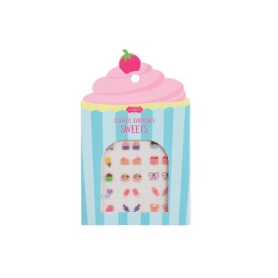 Mud Pie Kids' Sweets Stick-On Earring Set