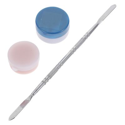 PACKOVE Halloween Scar Wax Kit 3pcs Special Effects Skin Wax Fake Wound Blood Spatula for Zombie and Horror Costume Makeup Random Color