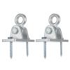 Abaodam Heavy Duty Swing Hanger Hooks Set with Screws, Sturdy Swing Installation Kit for Indoor and Outdoor Playground, Porch, and Hammock Chair Accessories view 1