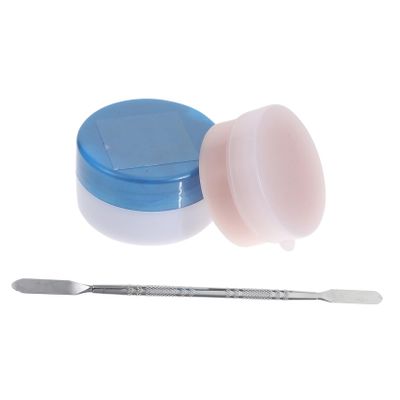 PartyKindom Halloween Scar Wax Kit 3pcs Set with Skin Wax, Wound Blood Gel, and Sculpting Spatula for Special Effects Makeup and Zombie Costume Use Random Color