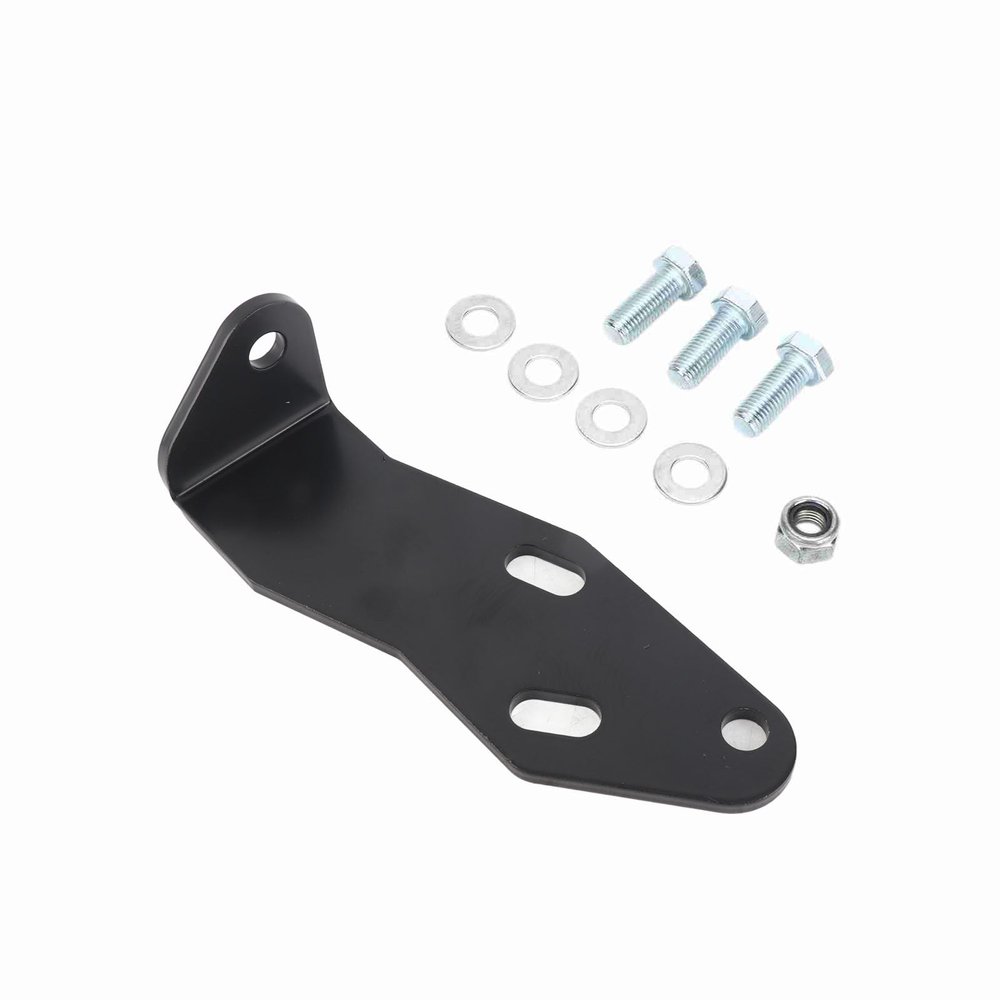 Zerodis Black Powder Coated Low Profile Transmission Torsion Bracket Model Animal Figures Robots Torsion Bracket Steel Replacement for B16 B18 B Series Engine Perfect for Engine Bay