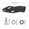 Zerodis Black Powder Coated Low Profile Transmission Torsion Bracket Model Animal Figures Robots Torsion Bracket Steel Replacement for B16 B18 B Series Engine Perfect for Engine Bay view 2