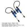108mm Negative Pressure Shock Damper with Internal Springs for RGT 1/10 RC 86100 Climbing Car, Upgrade Replacement Suspension Damper Kit with Dual Springs and Mounting (Dark Blue R86007NB-B) view 2