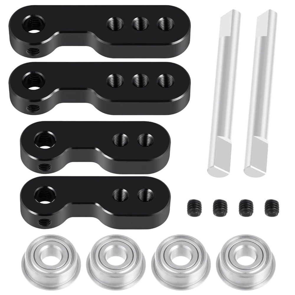 Rc Toys Repair Parts For Tamiya For Clod Buster 1/10 Aluminum Alloy Servo Mount Steering Fixed For Seat Upgrade Parts Modified Replacement Replace