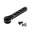 Aluminum Alloy 25T Steering Servo Arm Horn Special Designed For 30-100CC Balsa Airplanes(Black) view 1
