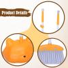 NonMiFyR Kids Broom and Dustpan Set Cute Cleaning Toys Set for Girls Children Boys view 2