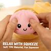 Moiegouct Pink Dumpling Squishies with Box,New Mystery Squishys Dumplings Stress Relief Balls Fidget Sensory Toy,Bao Bun with Food Steamer Stretchy Desk Squeeze Toys view 2