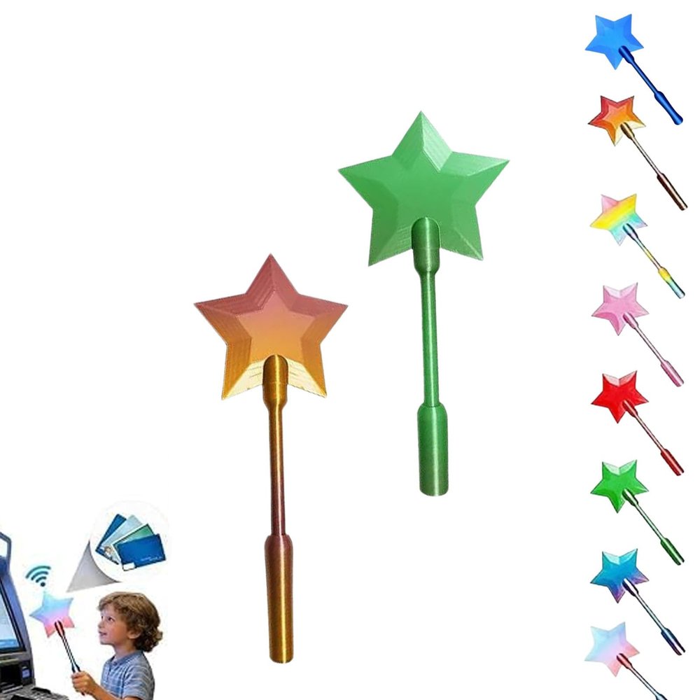 Fairy Pay Wand, Tap to Pay Wand, Magic Fairy Credit Card Holder, for Easy Checkout Suitable Scenarios for Card Payment (#11)