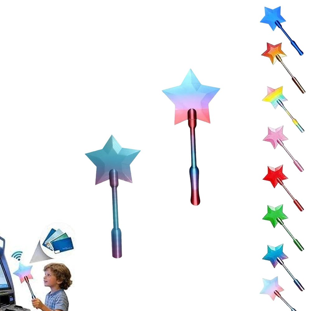 Fairy Pay Wand, Tap to Pay Wand, Magic Fairy Credit Card Holder, for Easy Checkout Suitable Scenarios for Card Payment (#28)