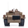 TOUCAN RC HOBBY Heng Long 1/16 RC Main Battle Tank Abrams M1A2 Metal Chassis Wheels Steel Gearbox Turret 360 Rotation Barrel Recoil Elevation view 3