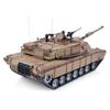 TOUCAN RC HOBBY Heng Long 1/16 RC Main Battle Tank Abrams M1A2 Metal Chassis Wheels Steel Gearbox Turret 360 Rotation Barrel Recoil Elevation view 4