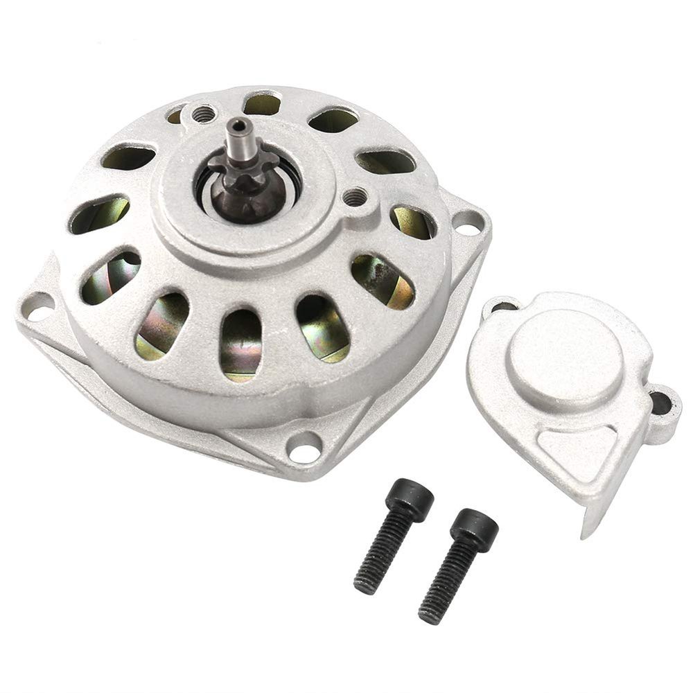 6 Tooth T8F Gearbox Gear Reduction Transmission Box for 2 - Stroke 47 / 49cc, Aluminum Alloy, Silver - Durable Construction, Easy Installation, Mini Moto and ATV Replacement