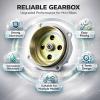 6 Tooth T8F Gearbox Gear Reduction Transmission Box for 2 - Stroke 47 / 49cc, Aluminum Alloy, Silver - Durable Construction, Easy Installation, Mini Moto and ATV Replacement view 4