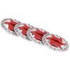 Semme 4pcs Aluminum Alloy CNC Simulated Brake Disc Accessories Universal Fit for 10 RC Car (Red) view 3