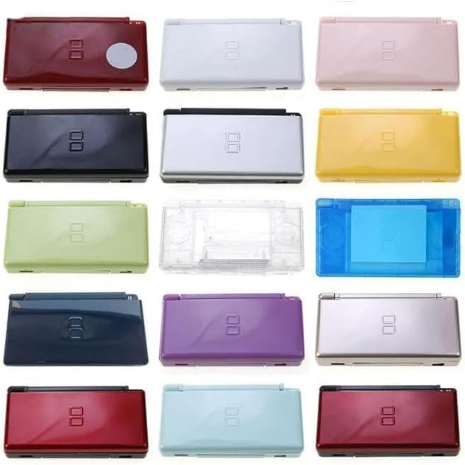 Full Housing Cover Case Replacement Shell for DS Lite NDSL NDSL Game Case (Red)