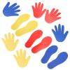 BTSEURY Hands and Feet Play Mat, Exercise Coordination Toy for Kids and Adults, With 3 Pairs of Hands and Feet Game, for Indoor Outdoor Play Above 1 Year Old view 4