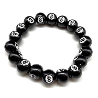 Bottone Fashion Colorful Acrylic Stretch Lucky Dice Beads Jewerly All-Match for Unisex Women Men Dice Cup Game