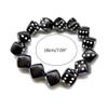 Bottone Fashion Colorful Acrylic Stretch Lucky Dice Beads Jewerly All-Match for Unisex Women Men Dice Cup Game view 2