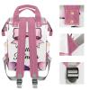 Joyestore Personalized Pink Bow Princess Custom Mom Bag with Name,Dad and Mom Diaper Backpack for Baby Boys Girls,Birthday Gift for New Parents view 4