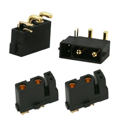 20 Pairs Amass XT30 2+2 XT30PW 2+2 Male Female Plated Plug with Pin Compatible with RC Drone Aircraft Car Boat(10 Pairs)