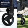 MOMFANN Wagon Stroller for 2 Kids, All-Terrain Foldable Baby Wagon, Blue view 4