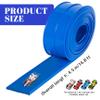 Flexible Race Track for Kids 15ft, Portable Roll Up Track with Suction Cups & Dual Orbits, DIY Play for Boys Girls Indoor Outdoor, Blue view 2