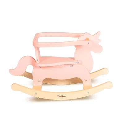 Zooline Baby Rocking Horse Wooden Ride Toys Girl Boy Rocker Unicorn Gifts
