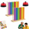 Color Stack Challenge Game, Color Pile up Challenge, Color Matching Stacking Puzzle Game, Rainbow Ring Challenge Stack Puzzle, Tabletop Brain Games for Adults & Competitive Fun (L 2set) view 1
