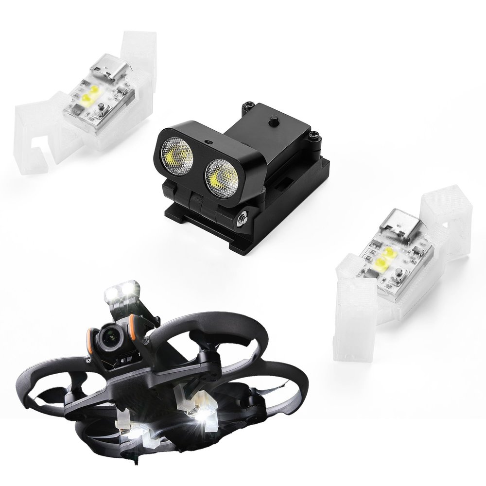 Tactical Search Light Kit for DJI Avata 2, Night & Indoor Navigation