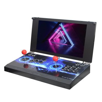 26800 DX Portable Arcade Game Console, 17.5 inch 1280P HD Screen Metal Box Two Player, Retro Video Game Machine Search/Hide/Save/Load/Pause Functions (Blue 26800)