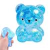1Pcs Bear Stress Balls for Adults, Sparkly Bear Squishies,Cute Squeeze Stress Ball Stressing Relief Toy for Anxiety Relief, Focus, Relax,Easter Basket Stuffers view 1