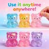 1Pcs Bear Stress Balls for Adults, Sparkly Bear Squishies,Cute Squeeze Stress Ball Stressing Relief Toy for Anxiety Relief, Focus, Relax,Easter Basket Stuffers view 2