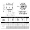 AEORCACC XDF3011 M1306 11-Blade 30mm EDF Ducted Fan Unit, 10600KV / 8000KV CW/CCW Brushless Motor Power System for RC Jet Airplanes (10600KV, CCW 1PC) view 4
