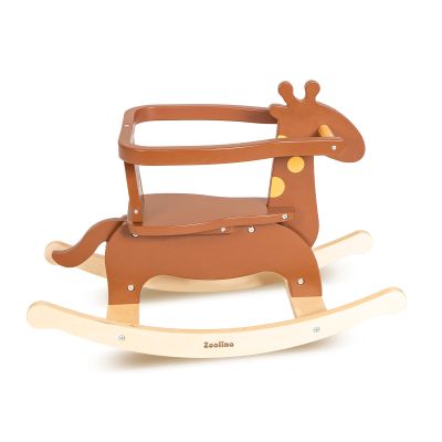 Zooline Baby Rocking Horse Wooden Ride Toys Girl Boy Rocker Giraffe Gifts