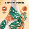 7-Inch Desk Goose Outfit - Palm Print Shirt Hawaiian Style Desk Goose Costumes, Summer Vacation Clothes for Magnetic Desktop Goose Statue, Home Office Table Decor Holiday Party Photo Prop Accessories view 2