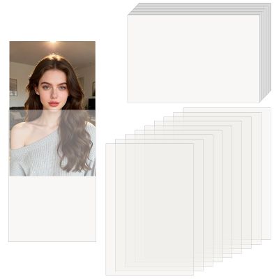 200 Pcs Photocard Sleeves, 58 x 88 mm Microns Clear Polypropylene Idol Photo Card Sleeves PVC Free & Acid Free Transparent Protector Trading Cards Shield Cover for Albums Photocards