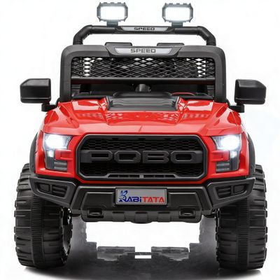 12V Kids Ride On Car with 2 Motors and Remote Control, Red