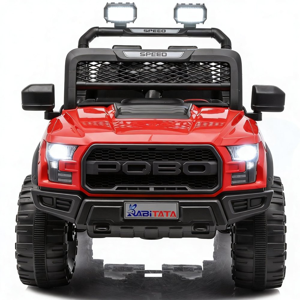 12V Kids Ride On Car with 2 Motors and Remote Control, Red
