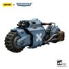 JOYTOY Action Figures Warhammer 40K 8.66inch Raider-Pattern Combat Bike with Twin-Linked Bolt Rifles 1/18 Movable Model Collectible Figurine Ages 15+ (Space Wolves) view 4