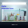 SHENIAFC Four Resin Lighthouse Models, Miniature Lighthouses, Outdoor Lighting, Garden Courtyard, Lawn, Fish Tank Decorations (Yellow+Blue) view 3