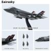Eairsoky 1:72 Scale F-35A Lightning II Stealth Fighter Die-cast Aircraft Model Military Airplanes Alloy Models for Collection or Gift view 3