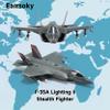 Eairsoky 1:72 Scale F-35A Lightning II Stealth Fighter Die-cast Aircraft Model Military Airplanes Alloy Models for Collection or Gift view 4