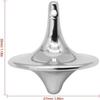Accurate Spinning Top, Portable Precision Metal Spinner, Exquisite Perfect Balance Desktop Gyro, Vintage Totem Zinc Alloy Spinning Top view 2