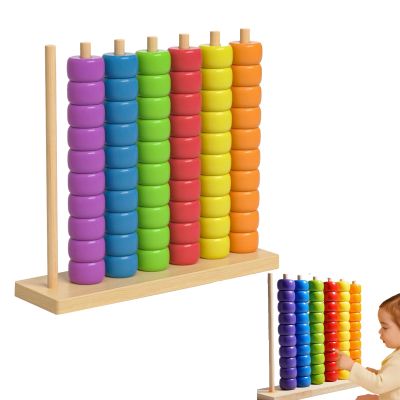 Mliroxtyn Color Stack Game,Color Matching Stacking Puzzle Game,2 Players Fast Pattern Challenge Ring Stack Puzzle,Includes Racks, Rings & Challenge for Family Fun and Strategy Lovers (1pcs)