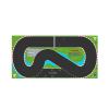 RC Car Drift Pad, Portable Tabletop Mini RC Car Race Track Mat for 1/32 1/43 1/64 1/76 Hot Wheels Models (47 * 23.5 in) view 1